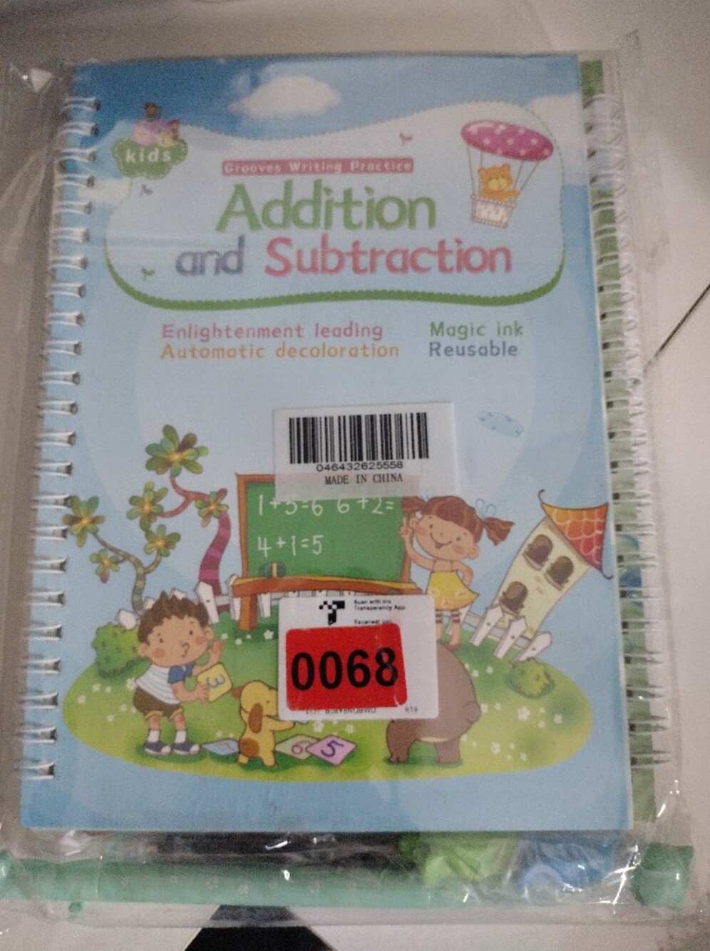 Grooves Kids Writing Practice Books - 3 Books And Magic Ink Included